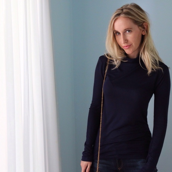 Brooklyn Softest Navy Turtleneck - Picture 4 of 5